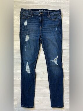 Hollister 13R womens high rise super skinny jean